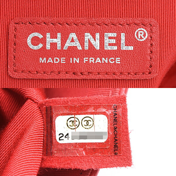Chanel Caviar Skin Chevron V Stitch Chain Mini Shoulder Bag