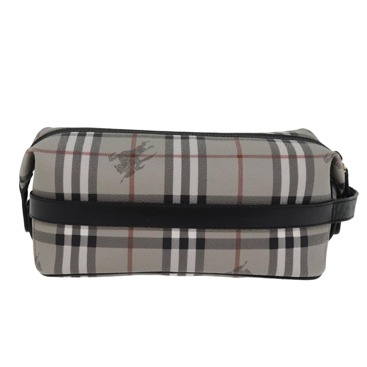 Burberry Luxury ss Nova Check Clutch Bag Pvc Auth Gray