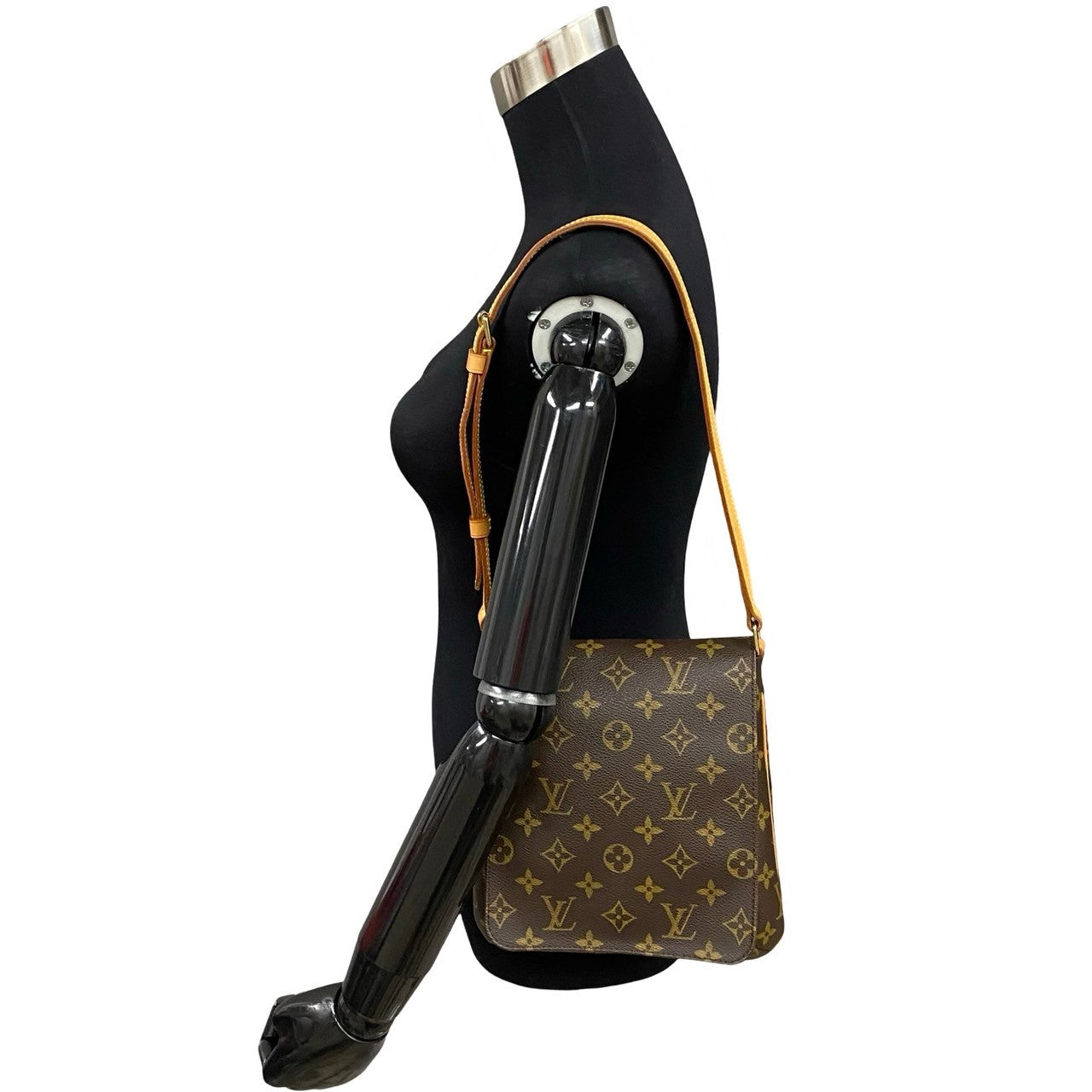 Louis Vuitton M51258 PVC M tte salsa Monogram Leather Brown Shoulder Bag 770A770