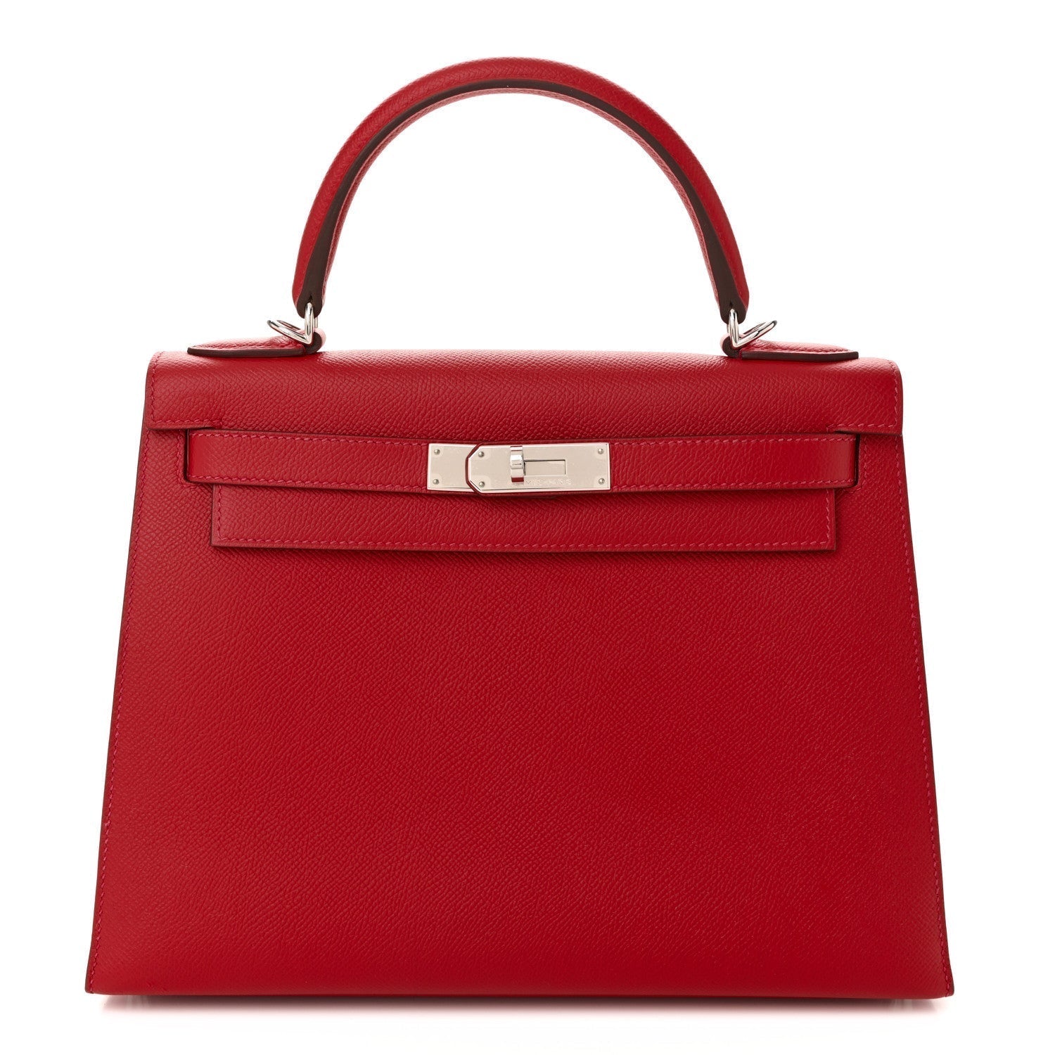 Hermes Epsom Kelly Sellier Rouge Cas Ue Handbag Travel Bag Rouge Casue 1769135