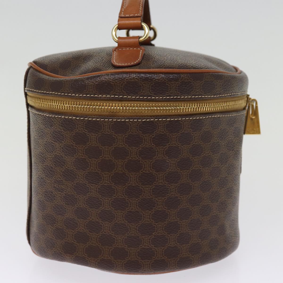 Luxury Macadam Vany Hand Bag Pvc Canvas Brown Travel Bag