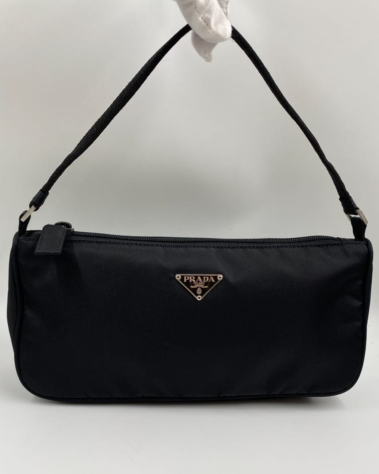 Prada Prada Black Nylon Mini Bag Shoulder Bag