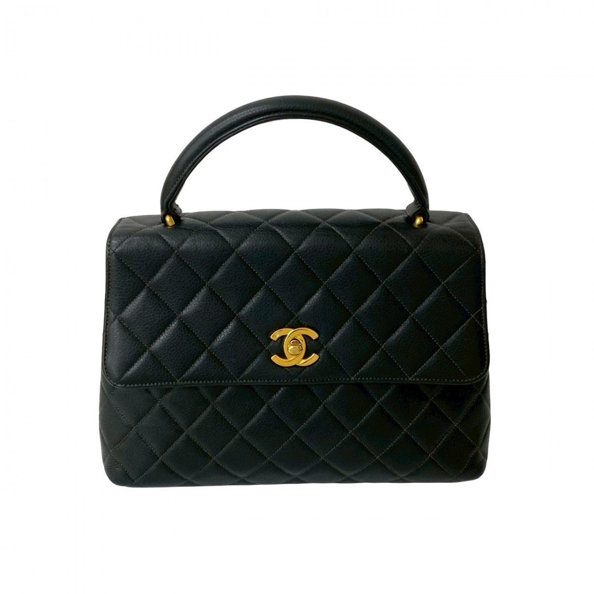 Chanel Matt caviar skin Matrasse Black Handbag