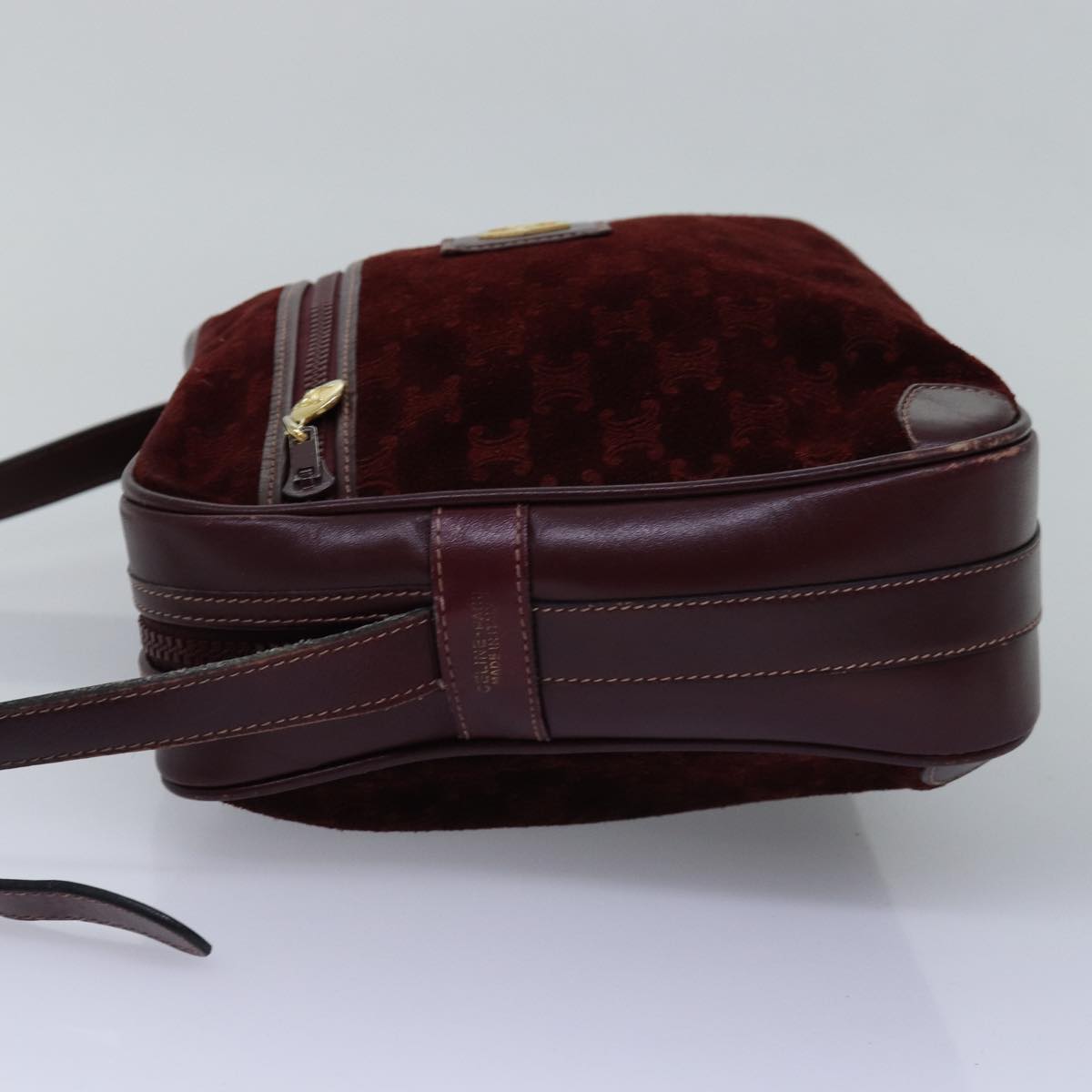 Luxury Macadam Shoulder Bag Bordeaux Canvas