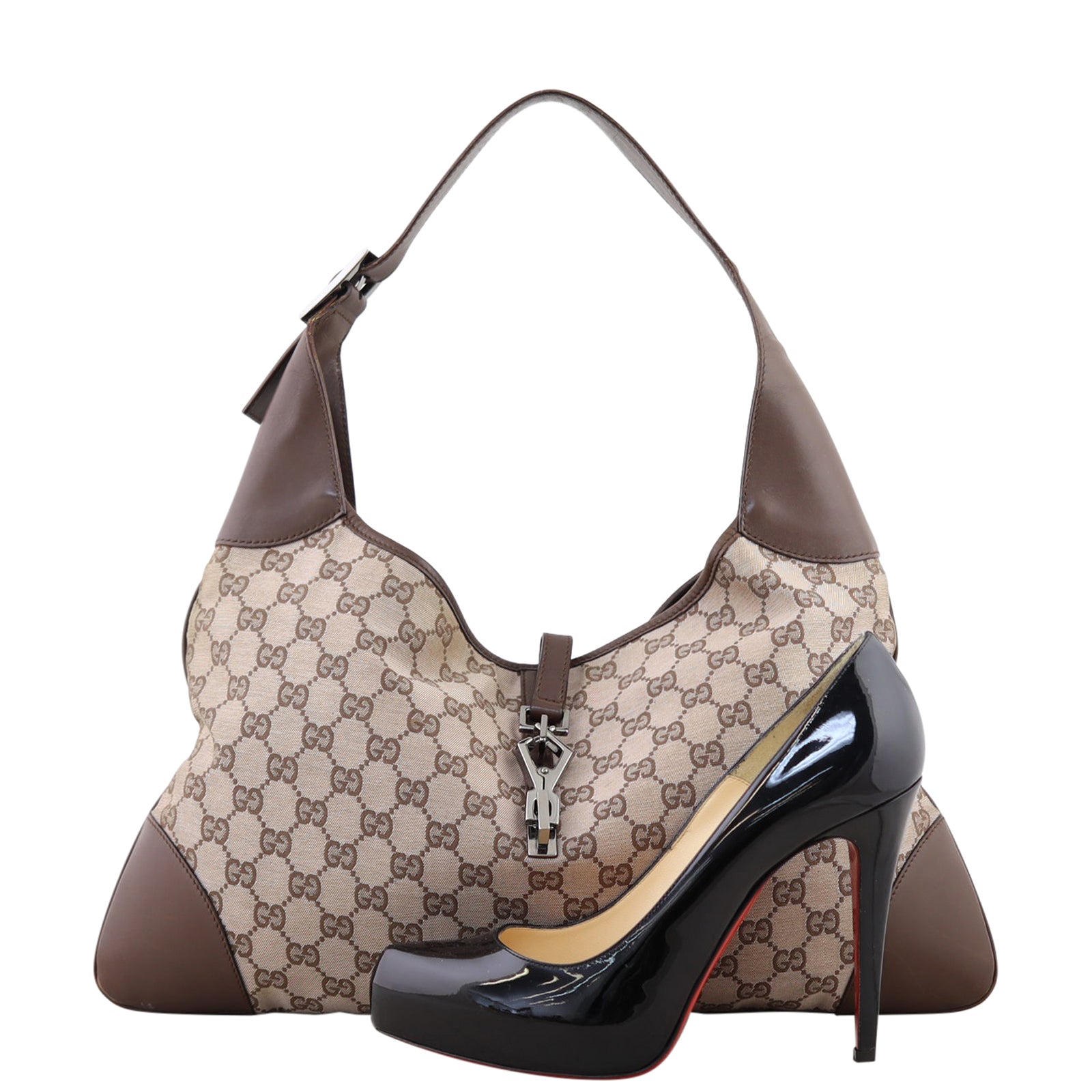 Gucci GG Canvas Jackie O Hobo