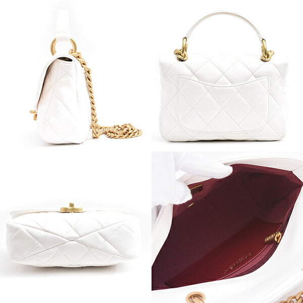 Chanel Calfskin Matelassé Chain Shoulder Bag