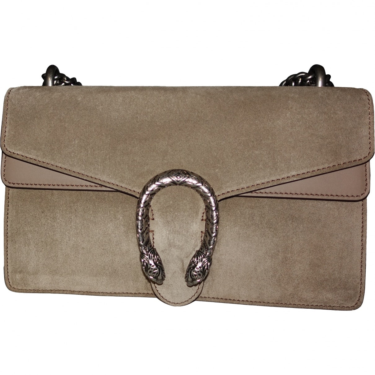 Gucci dionysus beige suede handbag