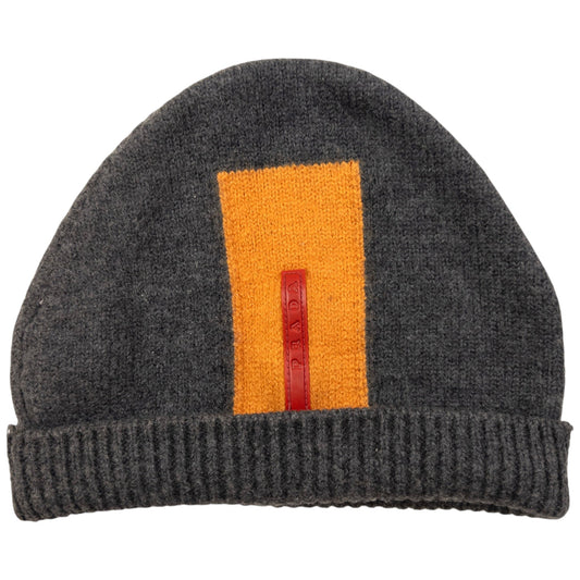 Prada Handbag Sport Beanie Hat Gray