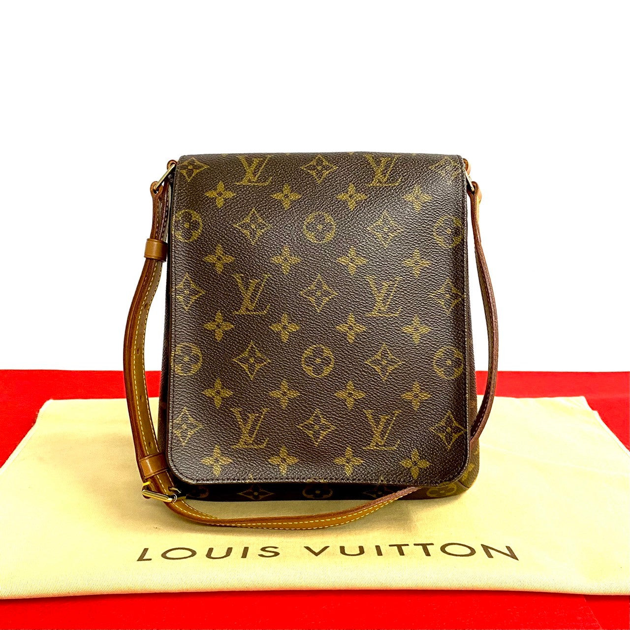 Louis Vuitton M51258 PVC M tte Salsa Monogram Leather Brown Shoulder Bag 774B770