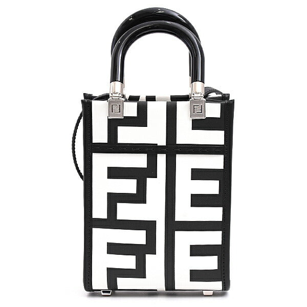 Fendi Calf Sunshine Shopper Handbag 8Bs051 Travel Bag