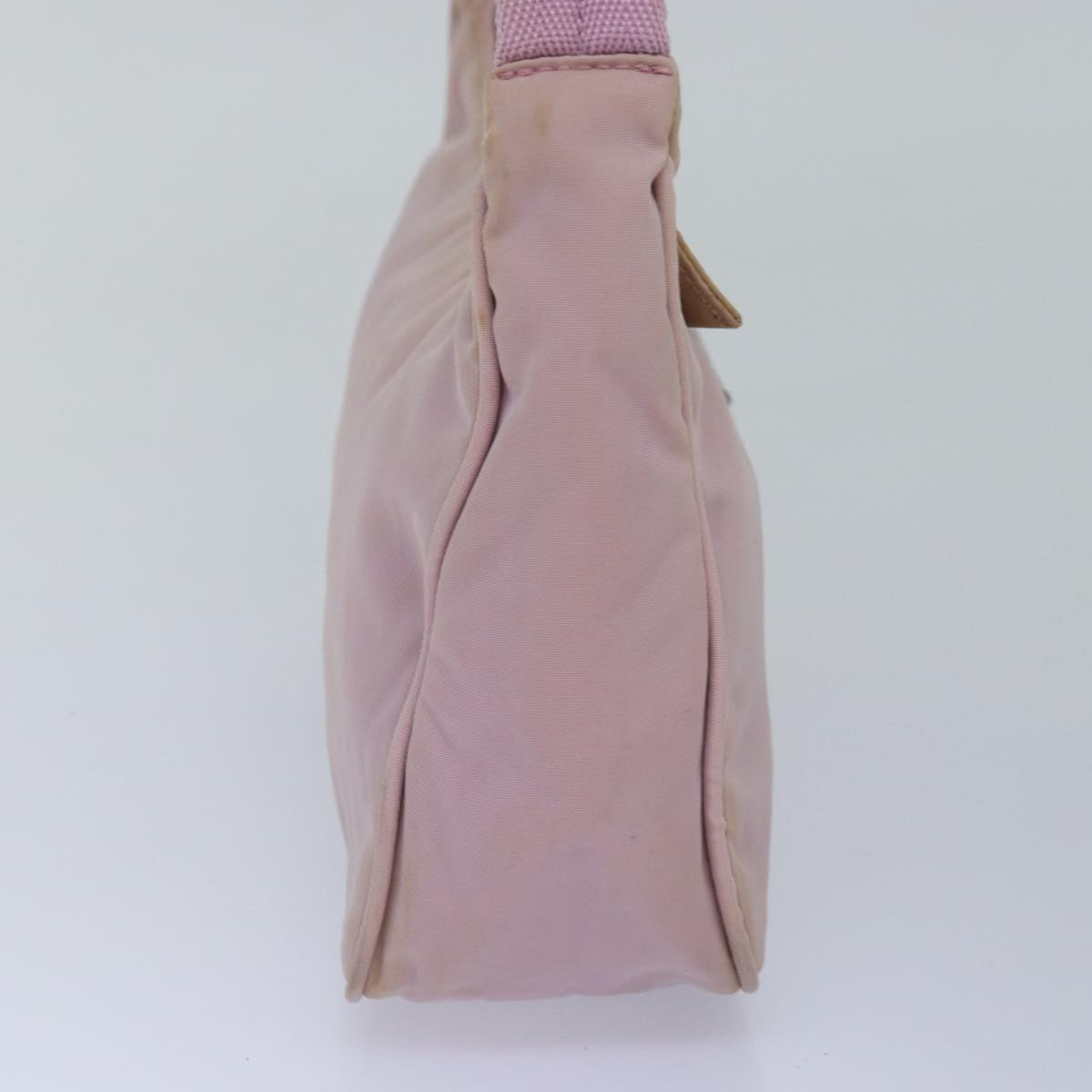 Prada Hand Bag Auth Nylon Pink Travel Bag Pink Auth 77626