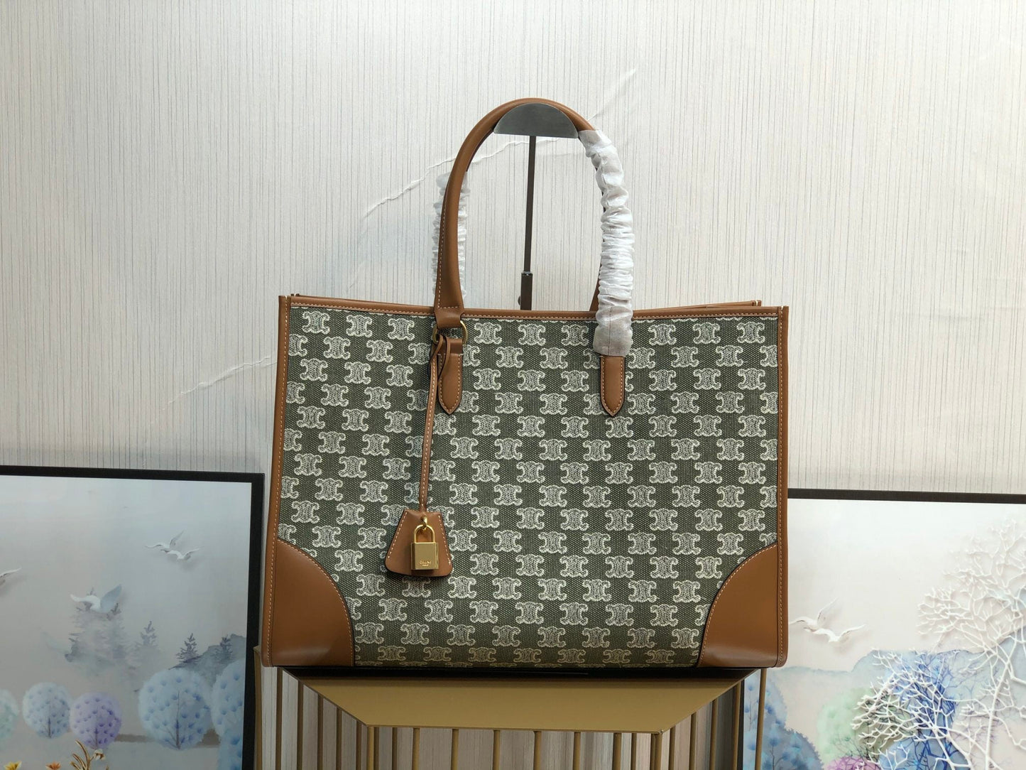 Top Quality Horizontal Cabas In Textile With Travel Bag 197002Cs815Kh 8583