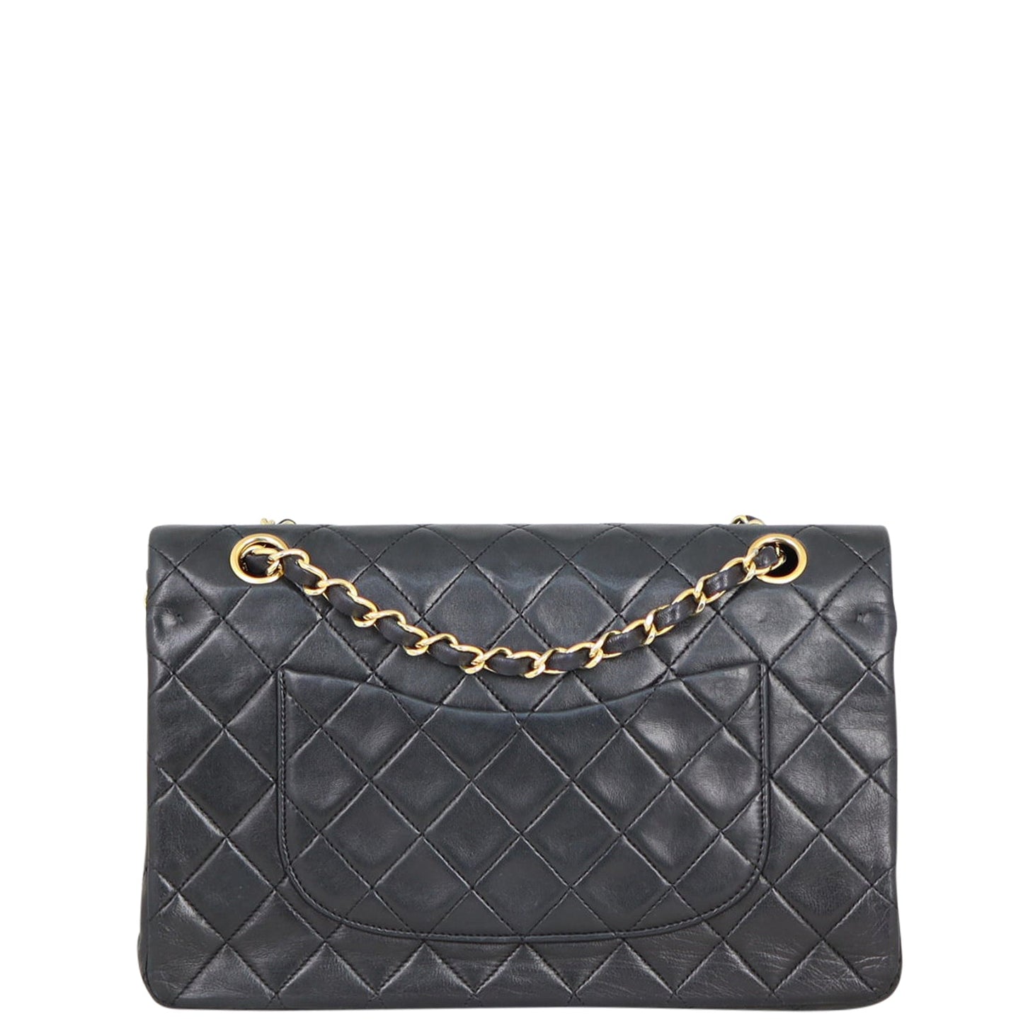 Chanel Classic Double 2 Series Handbag Black Medium