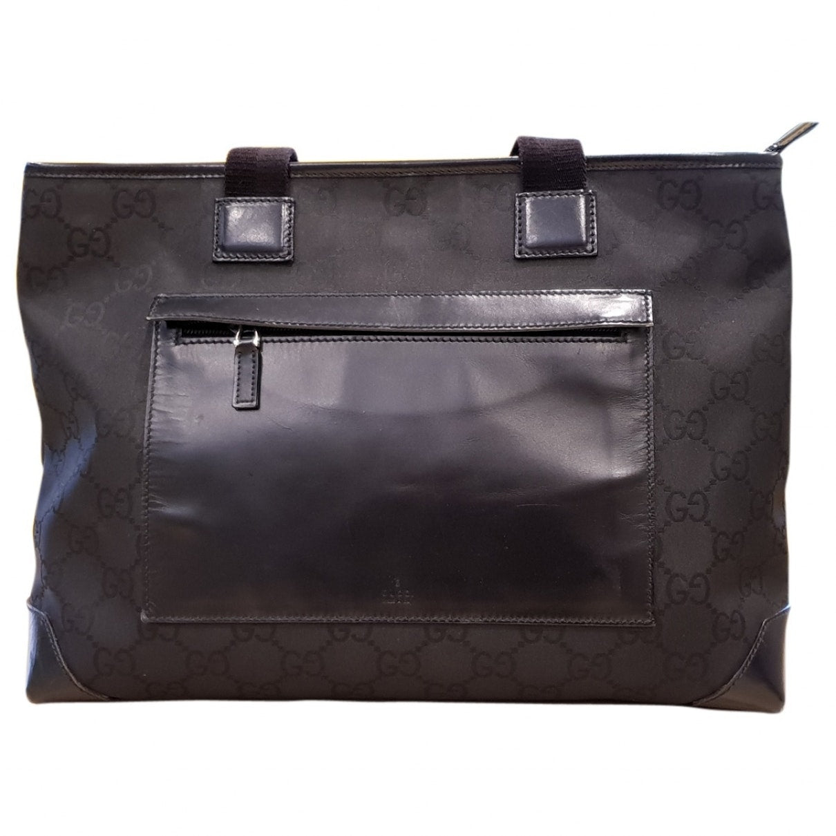 Gucci black leather handbag