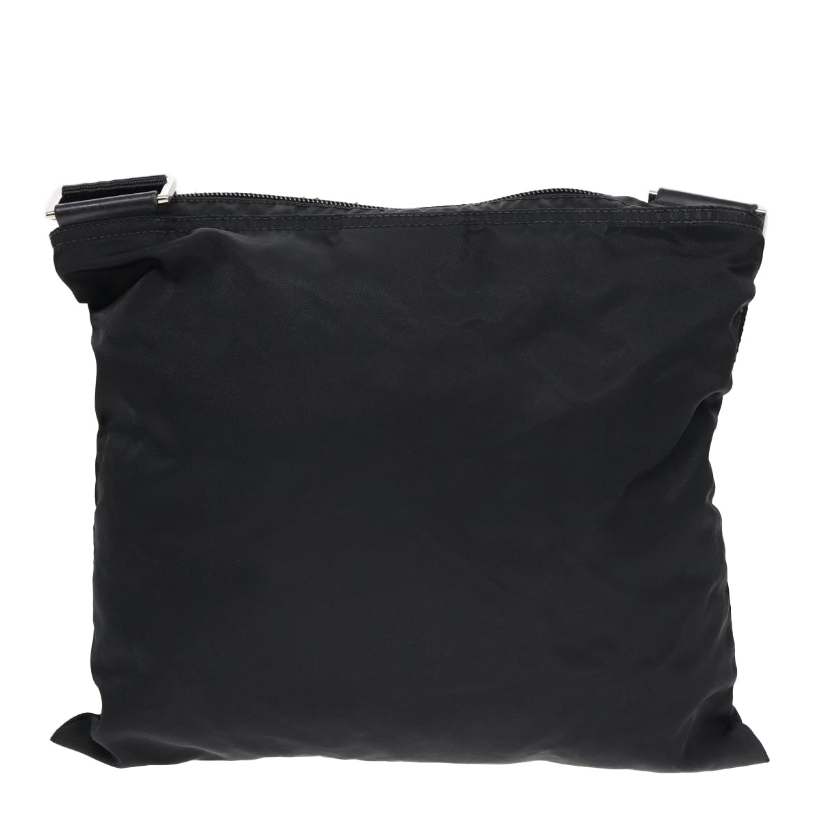Prada Shoulder Bag Auth Nylon Black Black Auth 78264