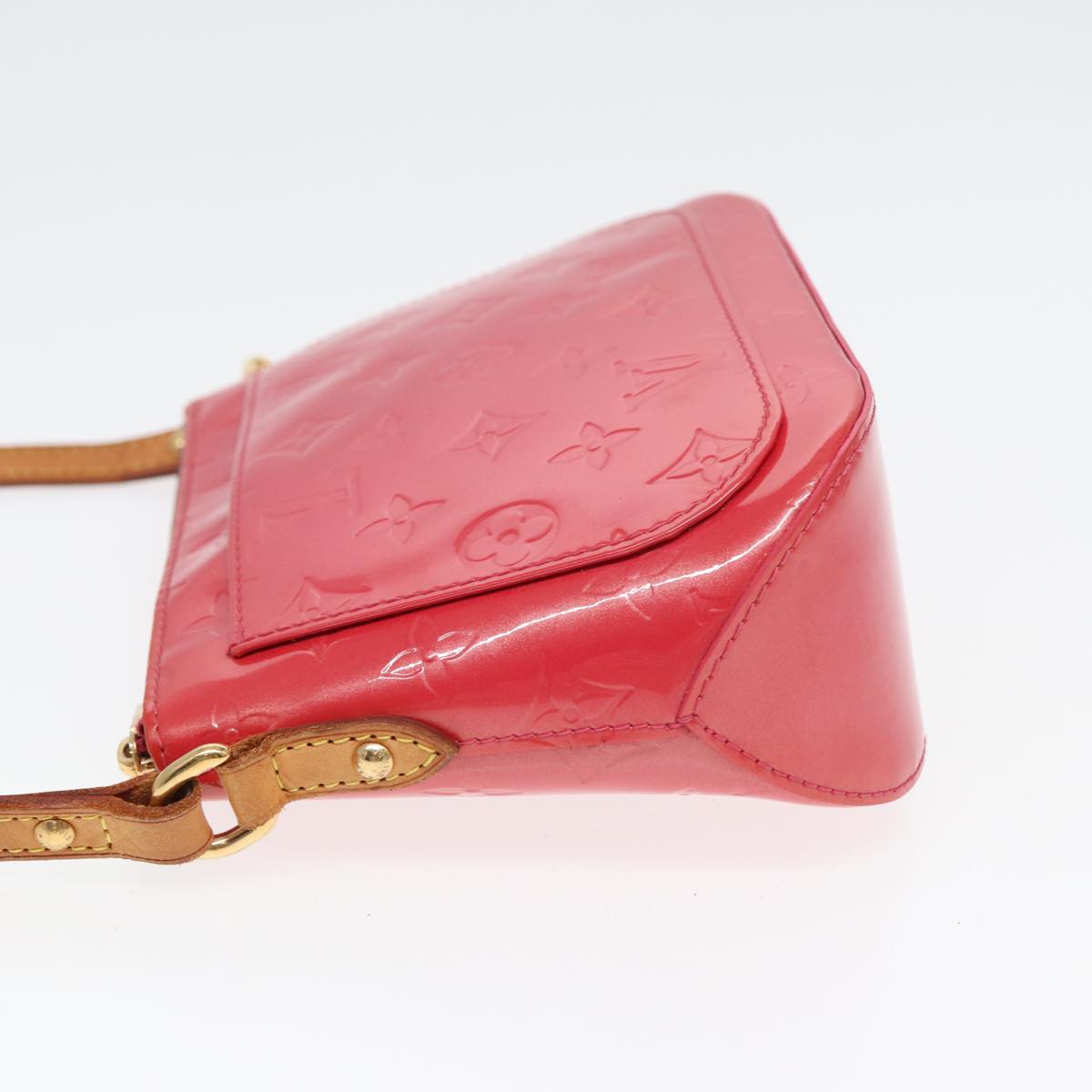 LOUIS VUITTON Monogram Vernis Minna Street Bag Pink Fran Boise M9146F Auth 78353
