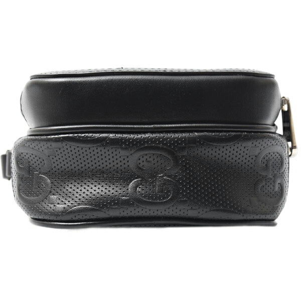 Gucci Embossed Shoulder Bag Leather Bag 3