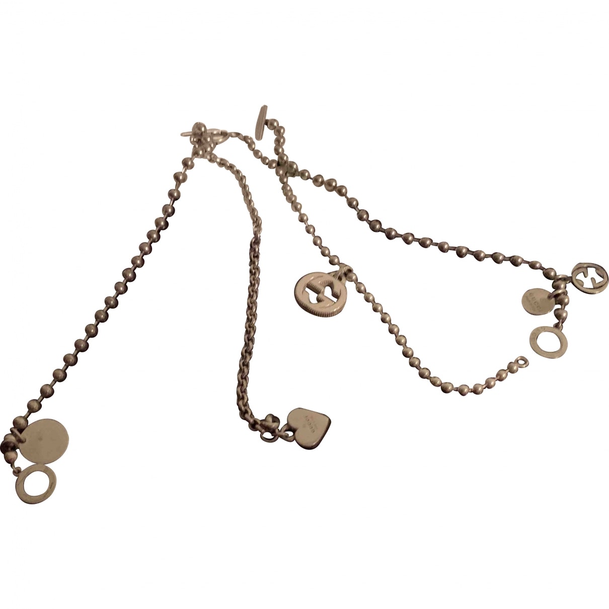Gucci silver metal bracelets
