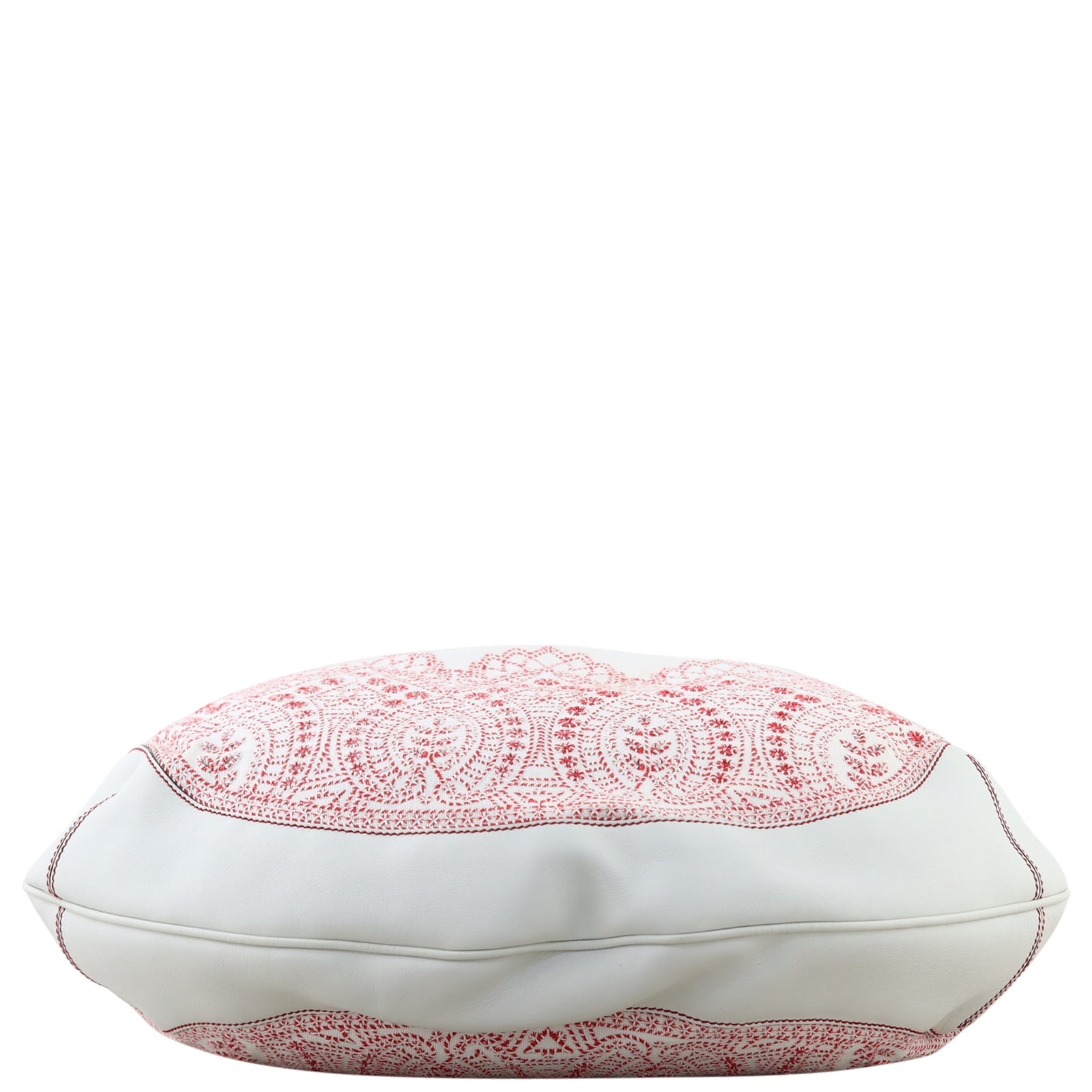 Gucci Embroidered Canvas Peggy Bamboo Hobo