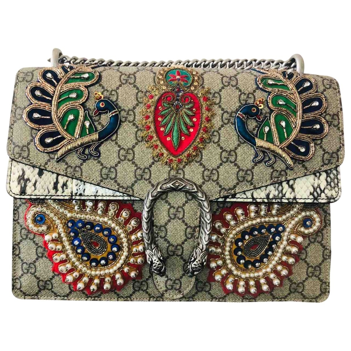 Gucci dionysus multicolour cloth handbag