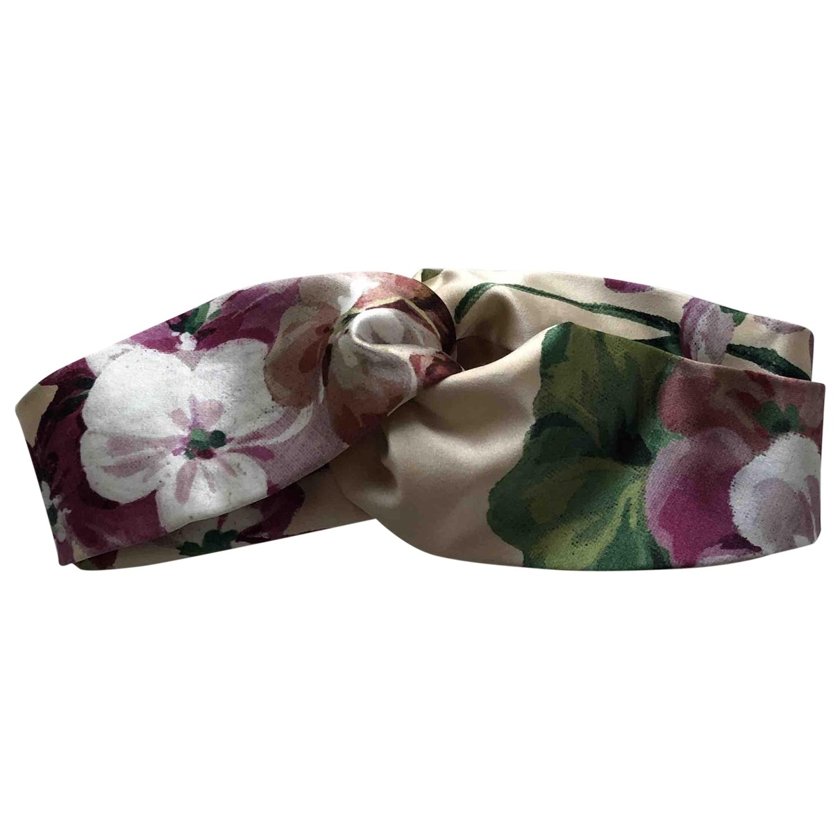 Gucci multicolour silk hair accessories