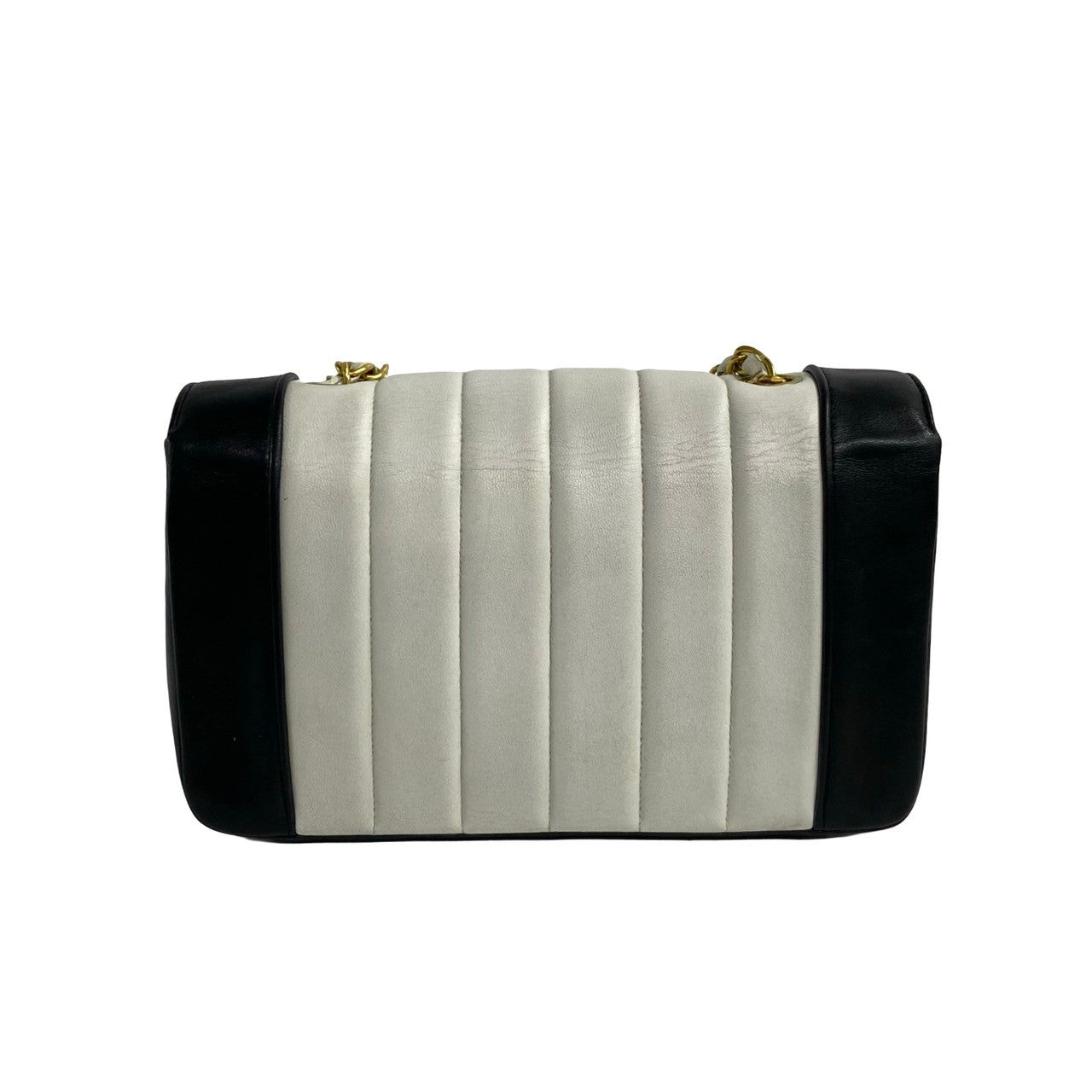 Chanel lambskin COCO Mark White Shoulder Bag
