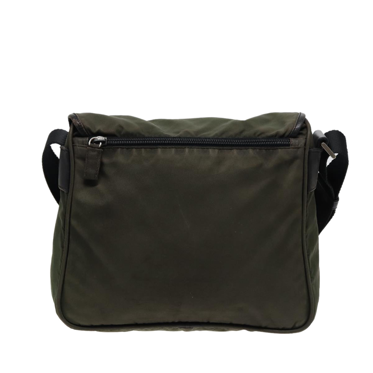 Prada Shoulder Bag Khaki Auth Nylon Khaki Auth 78817