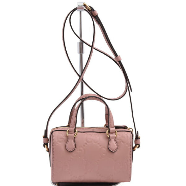 Gucci Supreme 2Way Bag Leather Travel Bag