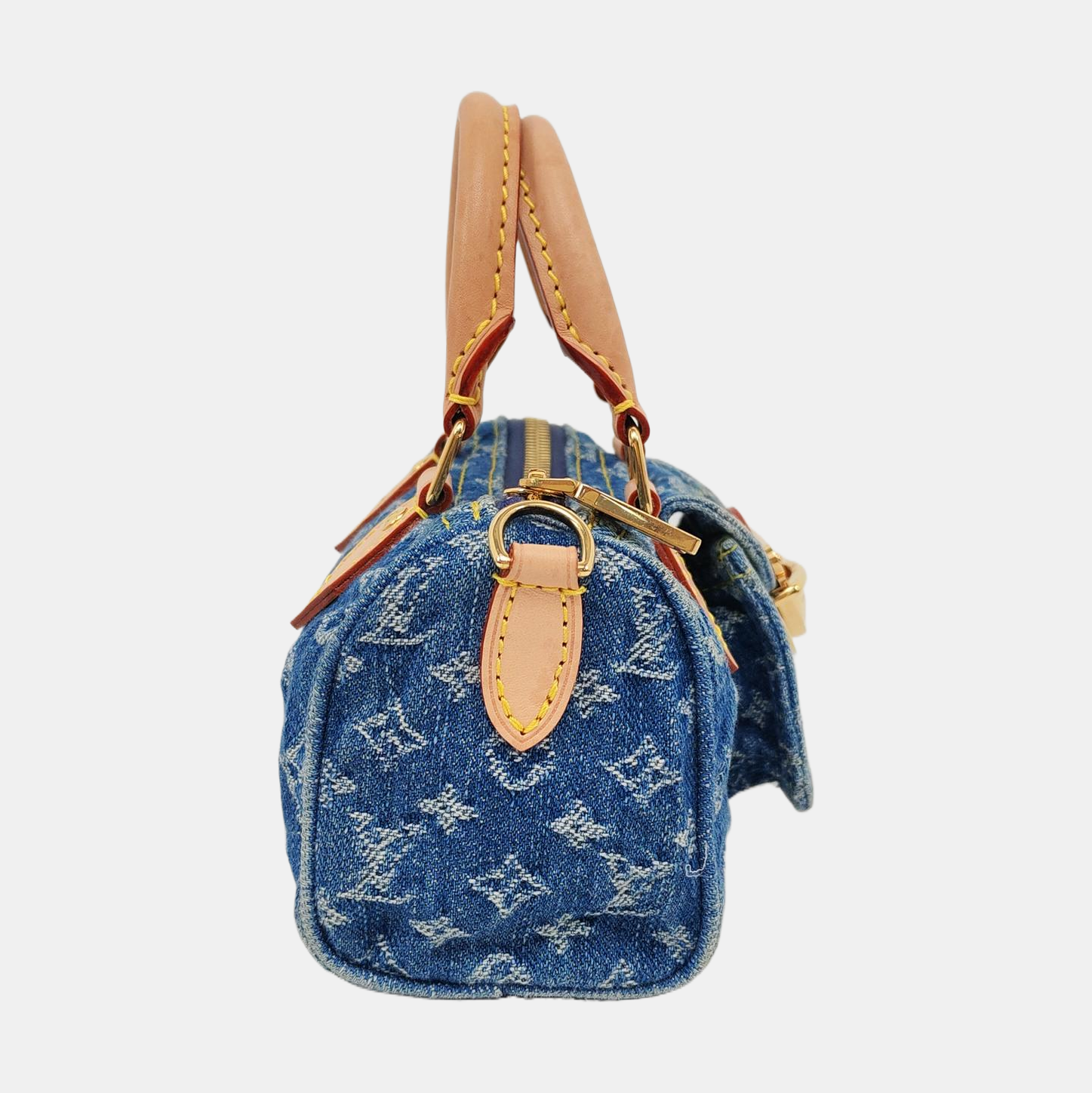 Louis Vuitton Neo Speedy Super Denim Blue Crossbody Bag