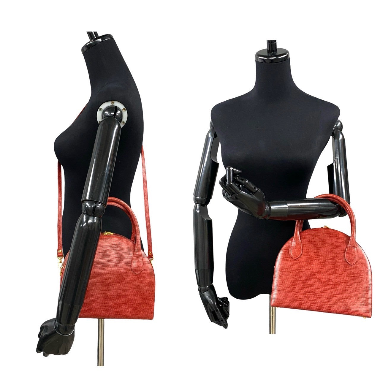 Fendi Shoulder Bag 2Way Women Leather Red