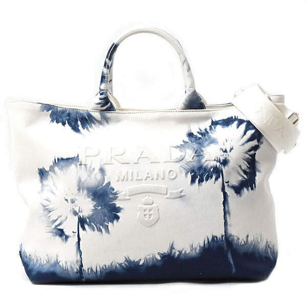 Prada 1Bg395 2Way Bag Canvas Travel Bag