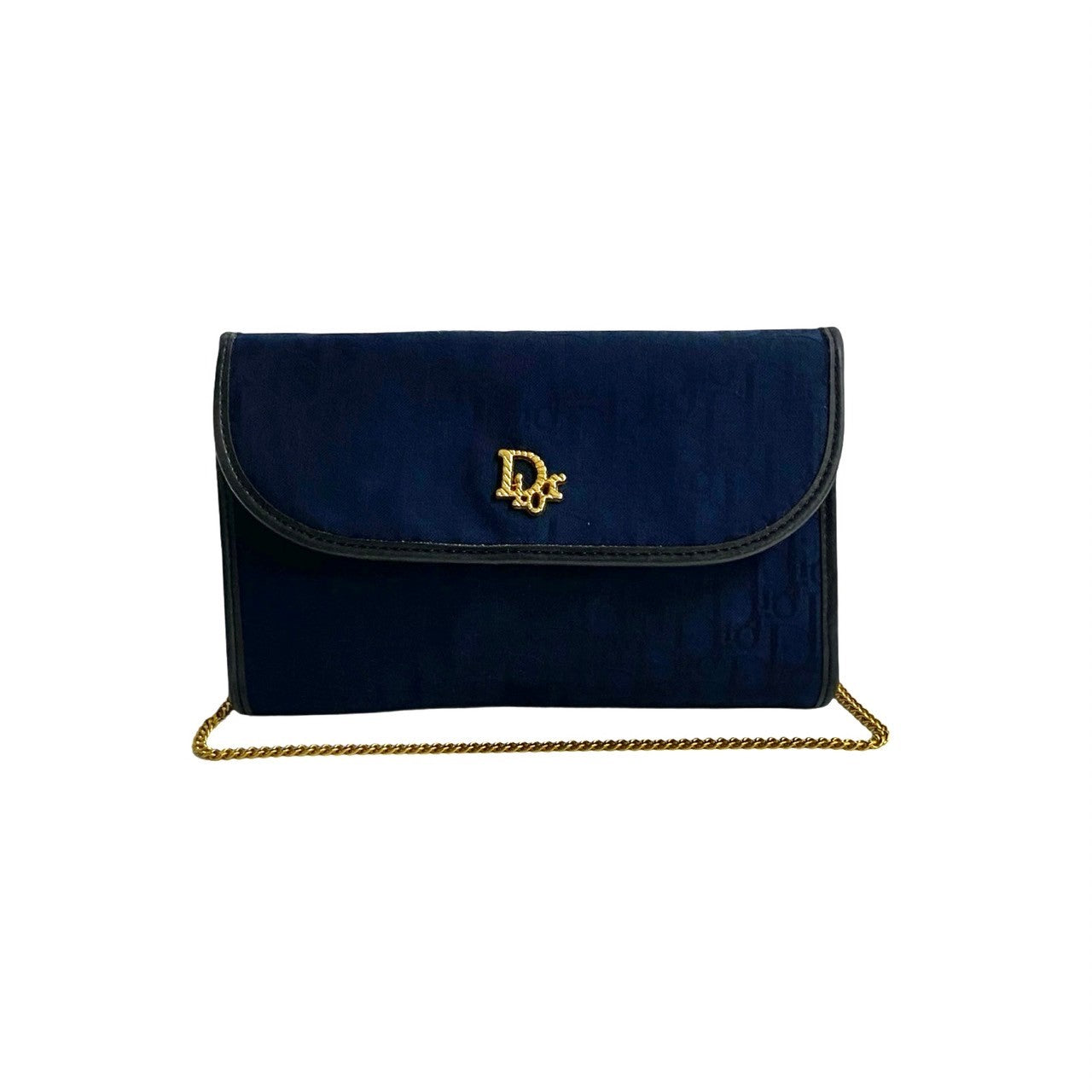 Dior Christian Trotter Shoulder Bag Leather Canvas Shoulder Bag 1