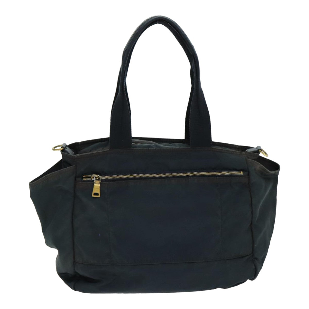 Prada Tote Bag 2Way Auth Nylon Green