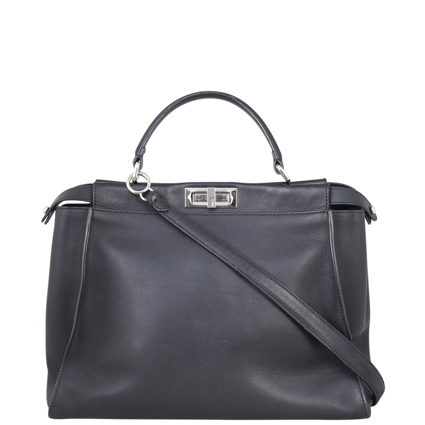 Fendi Handbag Peekaboo Monster -Trim Python Large