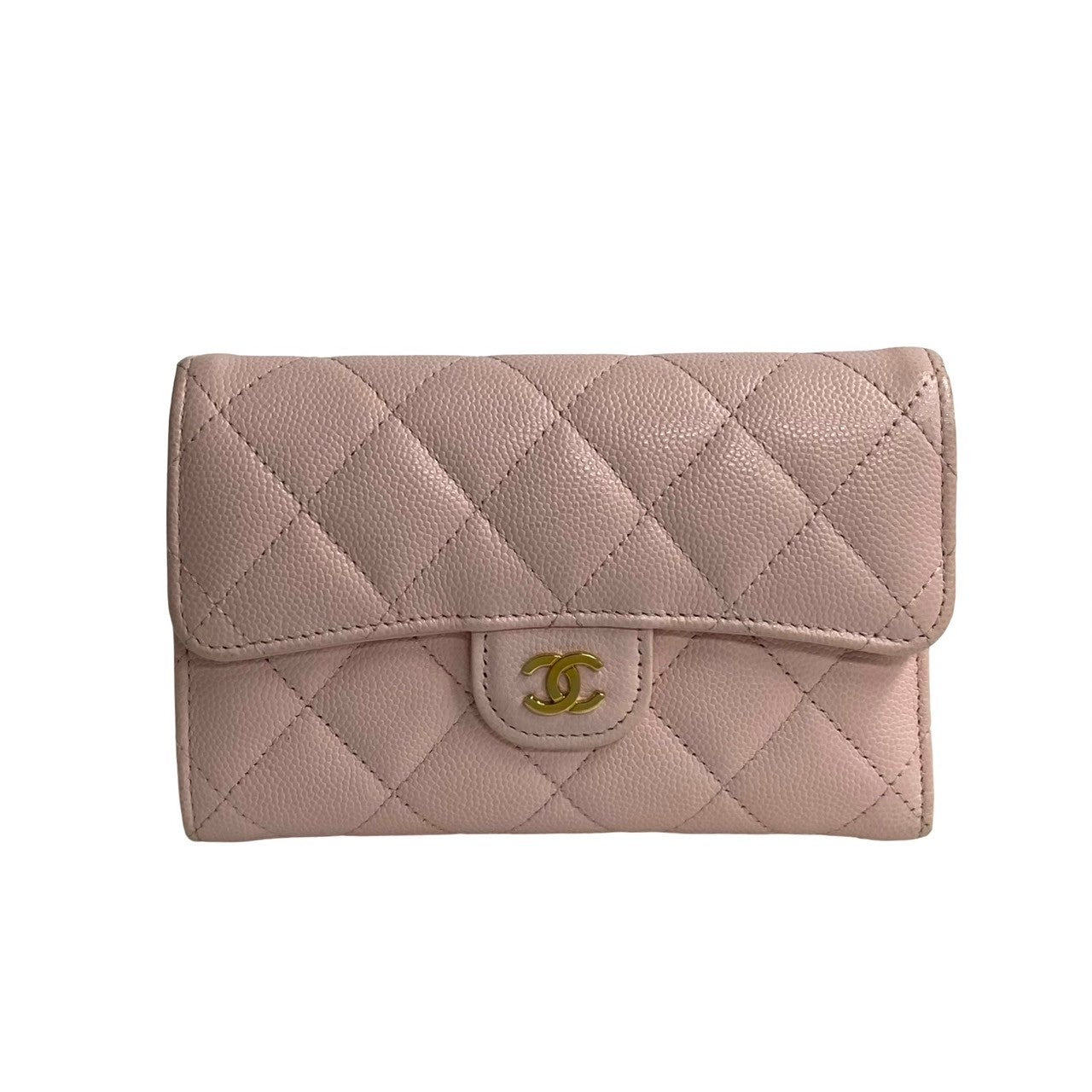 Chanel Matelasse Caviar Leather Wallet
