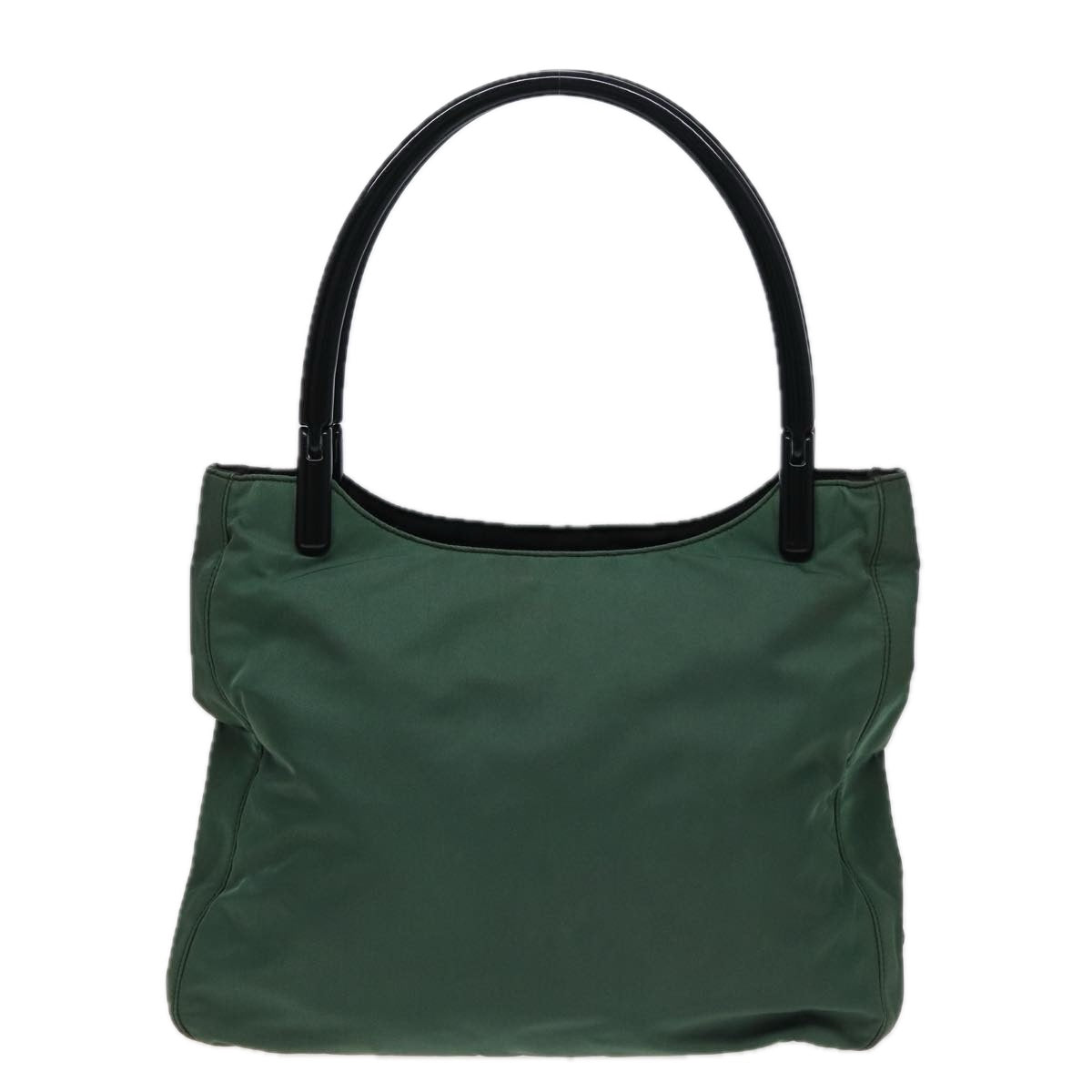 Prada Hand Bag Auth Nylon Green Travel Bag Green Auth 79405