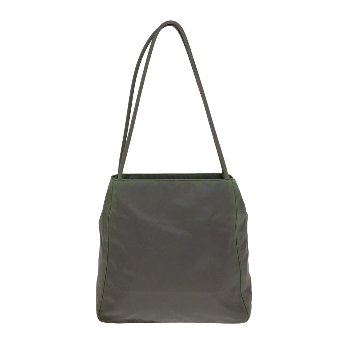 Prada Tote Bag Auth Nylon Gray