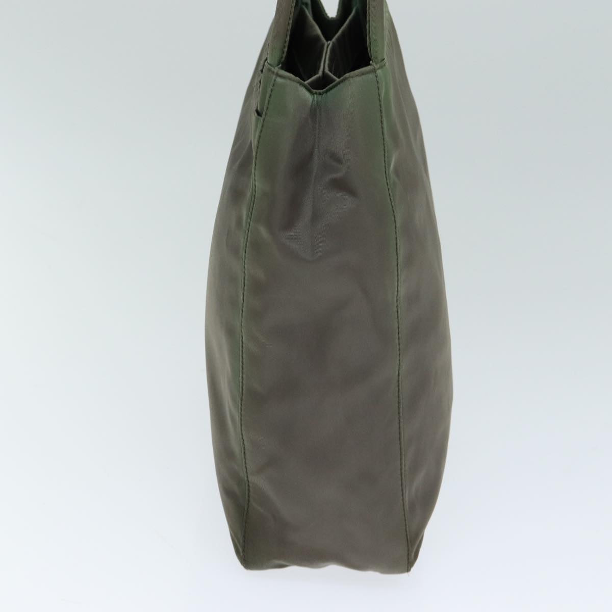 Prada Tote Bag Auth Nylon Gray