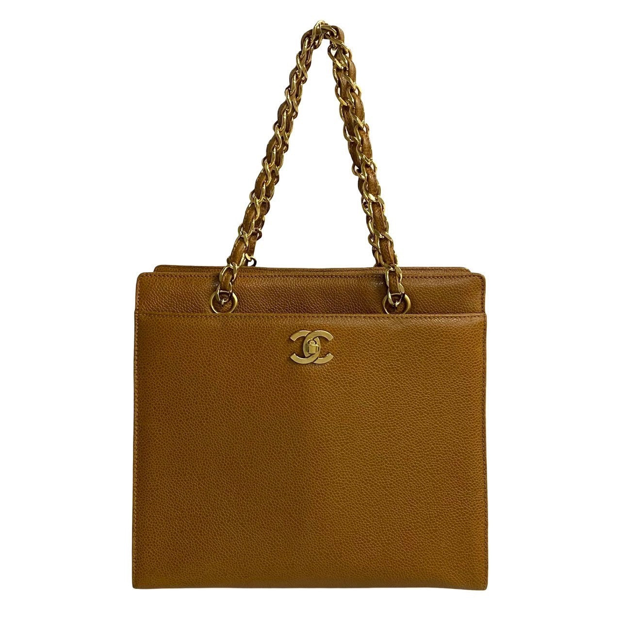 Chanel 796G796 Brown Leather Handbag