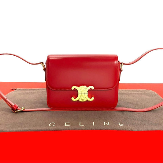Shoulder Bag , Pvc Triomphe Metal Teen Leather Red