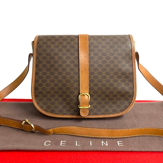 Shoulder Bag , Pvc Macadam Blason Triomphe Leather Brown Pattern Mens