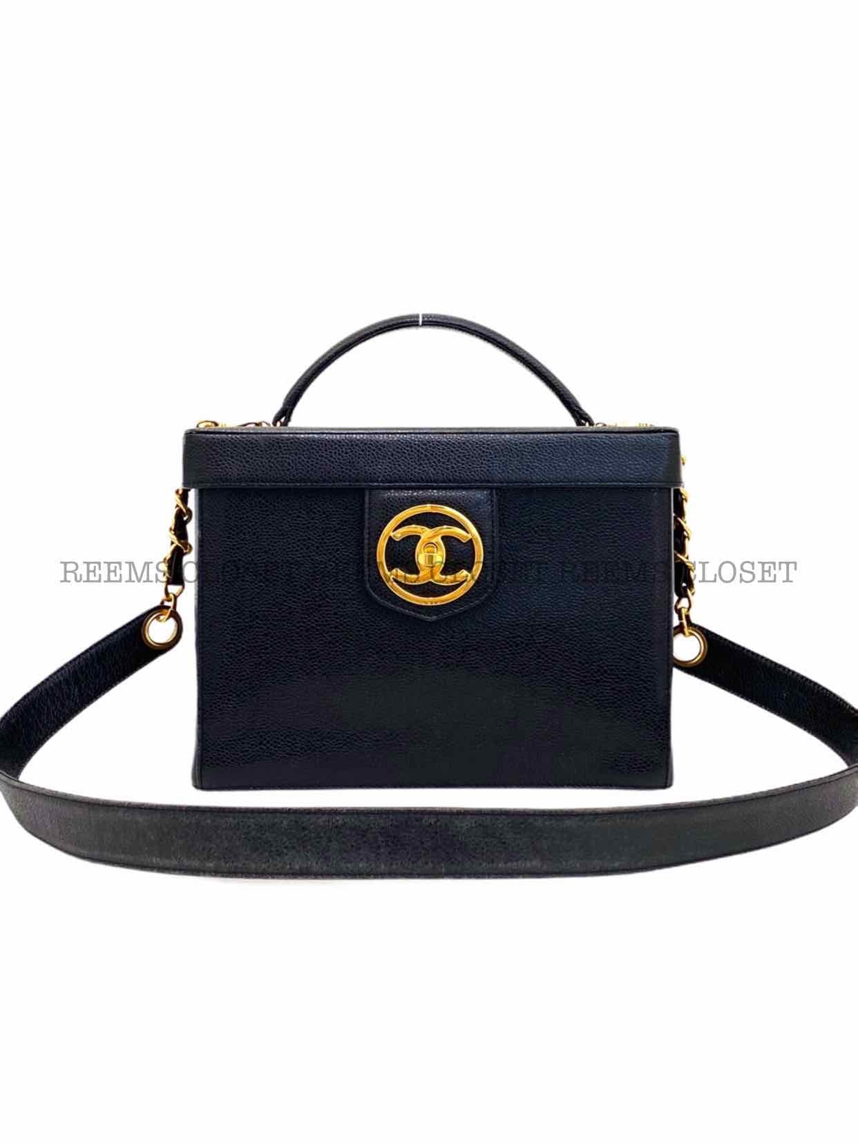 CHANEL   Black Vanity Case