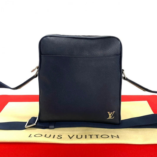 Louis Vuitton M30321 Taiga Messenger PPM Leather Navy Crossbody Bag