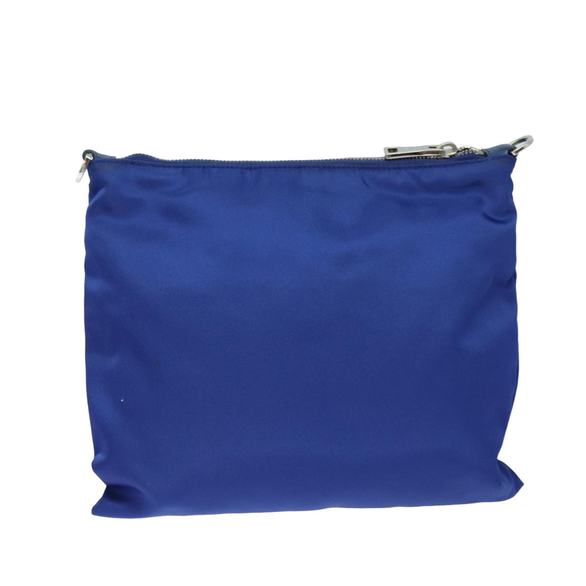 Prada Shoulder Bag Auth Nylon Blue Blue Auth 79905