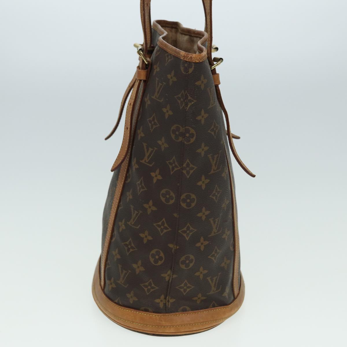 LOUIS VUITTON Monogram Bucket GM Shoulder Bag M42236 LV Auth 79916