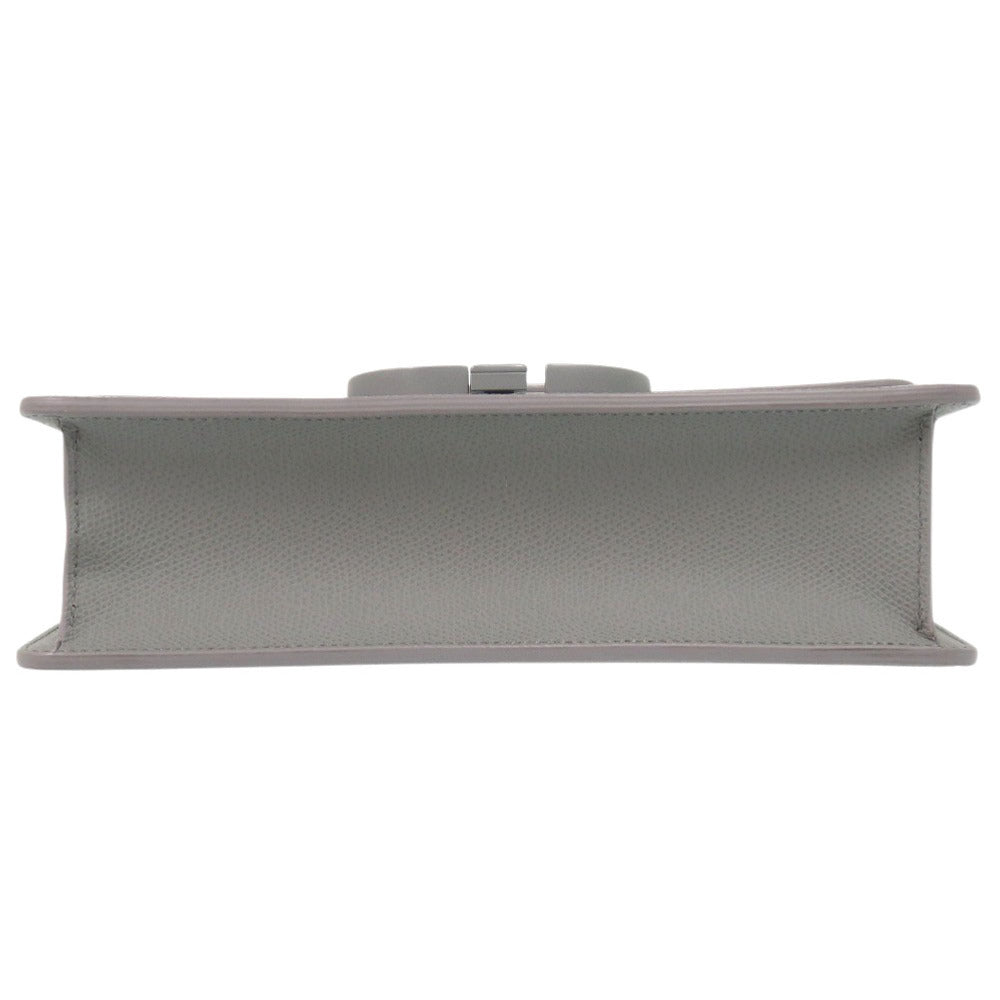 Dior Christian Shoulder Bag Gray Montaigne Women Leather