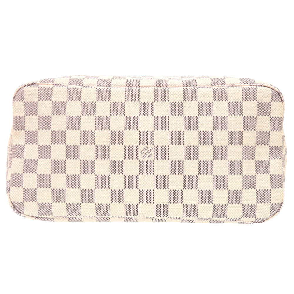 Louis Vuitton N41361 Damier Azur Damier Azur Canvas White Neverfull Tote Bag