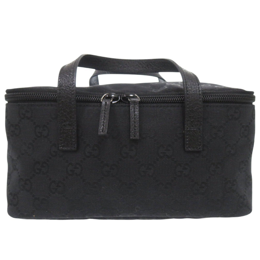 Gucci Pouch GG Canvas Black Travel Bag