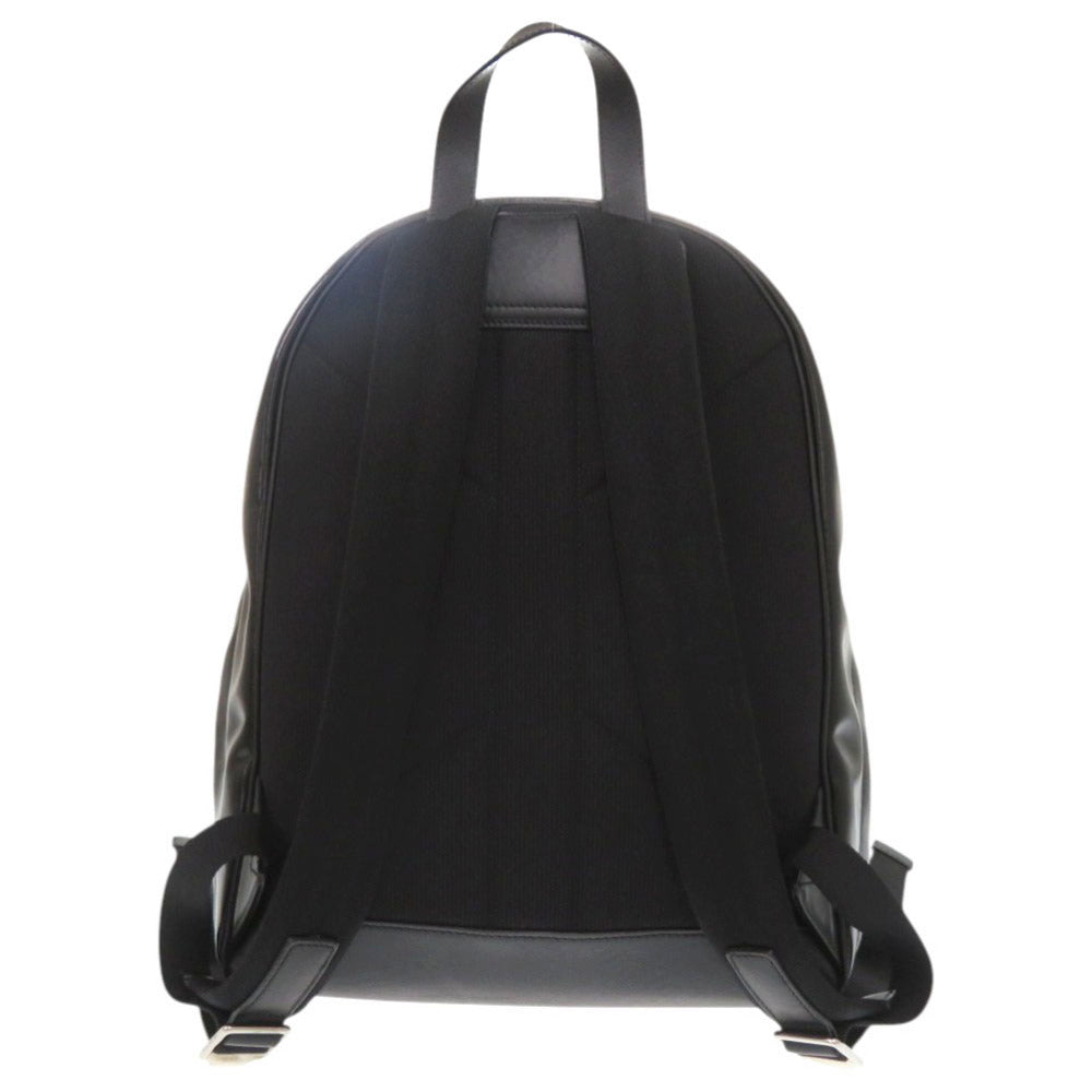 Burberry Backpack Coated Canvas Black