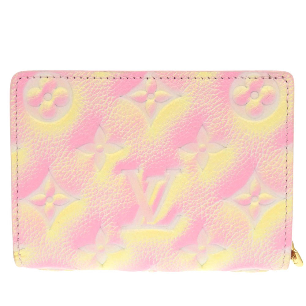 Louis Vuitton Bifold M81529 Ann Platt Light Monogram Pink Wallet Case